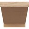 Ekena Millwork 6in. W x 6in. H x 28in. L Burlington Woodgrain TimberThane Rafter Tail, Primed Tan RFTUR06X06X28BURRCPR - alternate 5